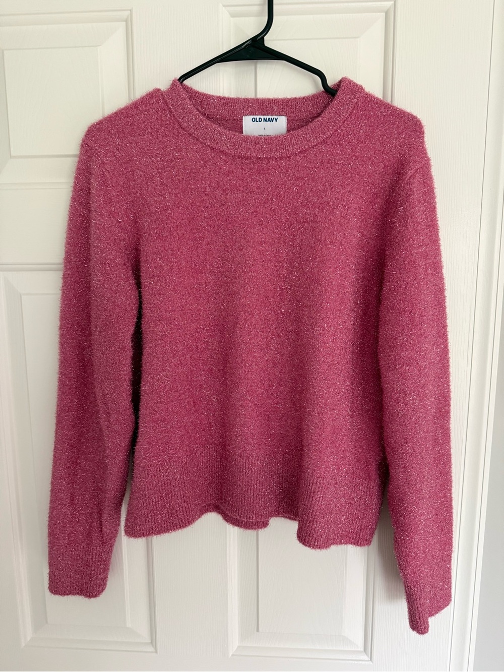 Old Navy Raspberry Pink Crewneck Sweater